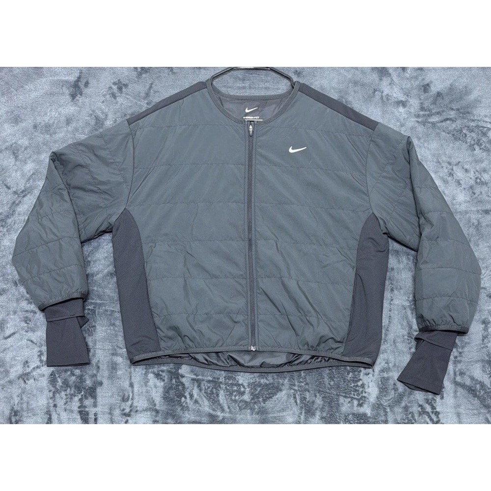 Nike Swift Therma-FIT Running Jacket # FB7511-010. Women's Black Sz.Large